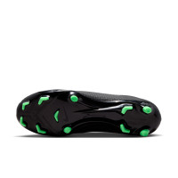 Nike Mercurial Vapor 17 Academy Gazon Naturel Gazon Artificiel Chaussures de Foot (MG) Noir Vert Vif Gris Argenté