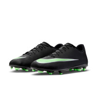 Nike Mercurial Vapor 17 Club Gazon Naturel Gazon Artificiel Chaussures de Foot (MG) Noir Vert Vif Gris Argenté