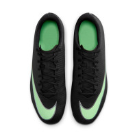 Nike Mercurial Vapor 17 Club Gazon Naturel Gazon Artificiel Chaussures de Foot (MG) Noir Vert Vif Gris Argenté
