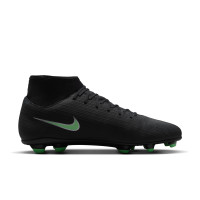 Nike Mercurial Superfly 11 Club Gras / Kunstgras Voetbalschoenen (MG) Zwart Felgroen Zilvergrijs