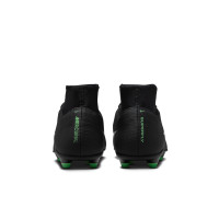 Nike Mercurial Superfly 11 Club Gras / Kunstgras Voetbalschoenen (MG) Zwart Felgroen Zilvergrijs
