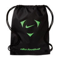 Nike Zoom Mercurial Superfly 11 Elite Gazon Artificiel Chaussures de Foot (AG) Noir Vert Vif Gris Argenté