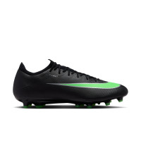 Nike Mercurial Vapor 17 Pro Kunstgras Voetbalschoenen (AG) Zwart Felgroen Zilvergrijs