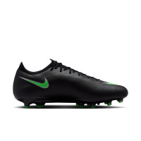 Nike Mercurial Vapor 17 Pro Kunstgras Voetbalschoenen (AG) Zwart Felgroen Zilvergrijs