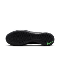Nike Mercurial Vapor 17 Academy Chaussures de Foot en Salle (IN) Noir Vert Vif Gris Argenté