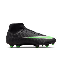 Nike Mercurial Superfly 11 Academy Gras / Kunstgras Voetbalschoenen (MG) Zwart Felgroen Zilvergrijs