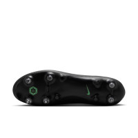 Nike Zoom Mercurial Superfly 11 Academy Crampons Vissés Chaussures de Foot (SG) Anti-Clog Noir Vert Vif Gris Argenté