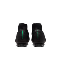 Nike Zoom Mercurial Superfly 11 Academy Crampons Vissés Chaussures de Foot (SG) Anti-Clog Noir Vert Vif Gris Argenté