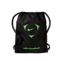 Nike Mercurial Vapor 17 Elite Crampons Vissés Chaussures de Foot (SG) Noir Vert Vif Gris Argenté