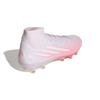 adidas F50 Sparkfusion Pro Gazon Naturel Artificiel Chaussures de Foot (MG) Femmes Rose Blanc