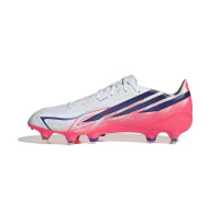 adidas F50 Hyperfast League IJzeren-Nop Voetbalschoenen (SG) Wit Paars Roze