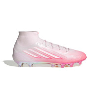 adidas F50 Sparkfusion Elite Gras / Kunstgras Voetbalschoenen (MG) Dames Roze Wit