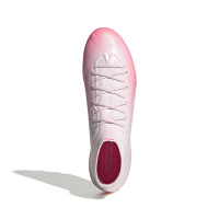 adidas F50 Sparkfusion Elite Gras / Kunstgras Voetbalschoenen (MG) Dames Roze Wit