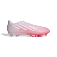 adidas F50 Sparkfusion League Veterloze Gras / Kunstgras Voetbalschoenen (MG) Dames Roze Wit
