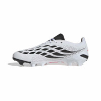 adidas Predator League Gras Voetbalschoenen (FG) Wit Zwart Roze