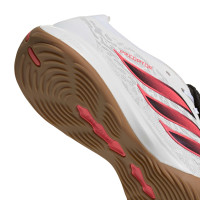 adidas Predator League FT Chaussures de Foot en Salle (IN) Blanc Noir Rose