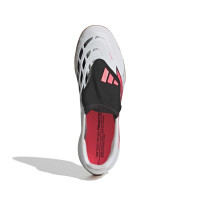 adidas Predator League FT Chaussures de Foot en Salle (IN) Blanc Noir Rose