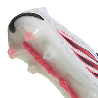 adidas Predator Pro FT Gazon Naturel Chaussures de Foot (FG) Blanc Noir Rose