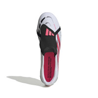 adidas Predator Pro FT Gazon Naturel Chaussures de Foot (FG) Blanc Noir Rose