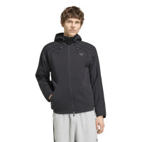 adidas Spacer Trainingspak Zwart Donkergrijs