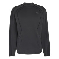 adidas Spacer Crew Trainingspak Zwart Donkergrijs