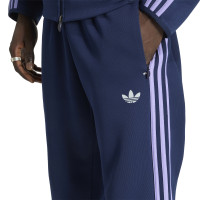 Pantalon d'entraînement adidas Spacer Originals bleu foncé violet blanc