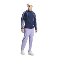Pull adidas Spacer Crew bleu foncé violet blanc