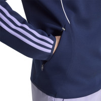 Pull adidas Spacer Crew bleu foncé violet blanc