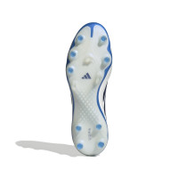 adidas Copa Pure IV Elite Gazon Naturel Chaussures de Foot (FG) Blanc Bleu Bleu Foncé
