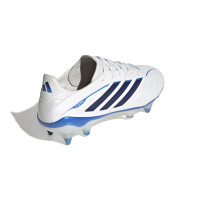 adidas Copa Pure IV Elite IJzeren-Nop Voetbalschoenen (SG) Wit Blauw Donkerblauw
