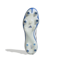 adidas Copa Pure IV Elite IJzeren-Nop Voetbalschoenen (SG) Wit Blauw Donkerblauw