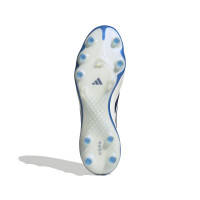 adidas Copa Pure IV Elite Veterloze Gras Voetbalschoenen (FG) Wit Blauw Donkerblauw