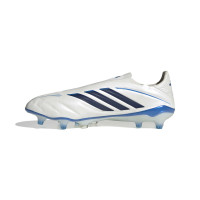 adidas Copa Pure IV Elite Veterloze Gras Voetbalschoenen (FG) Wit Blauw Donkerblauw