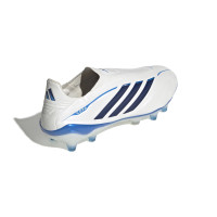 adidas Copa Pure IV Elite Veterloze Gras Voetbalschoenen (FG) Wit Blauw Donkerblauw