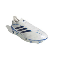 adidas Copa Pure IV Elite Veterloze IJzeren-Nop Voetbalschoenen (SG) Wit Blauw Donkerblauw
