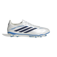 adidas Copa Pure IV Pro Gazon Naturel Chaussures de Foot (FG) Blanc Bleu Bleu Foncé