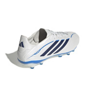 adidas Copa Pure IV Pro Gazon Naturel Chaussures de Foot (FG) Blanc Bleu Bleu Foncé