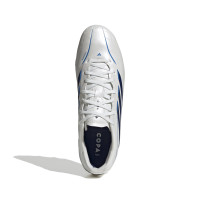 adidas Copa Pure IV League Gras Voetbalschoenen (FG) Wit Blauw Donkerblauw