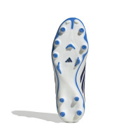 adidas Copa Pure IV League Gras Voetbalschoenen (FG) Wit Blauw Donkerblauw