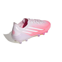 adidas F50 Sparkfusion Elite Gras / Kunstgras Voetbalschoenen (MG) Dames Roze Wit