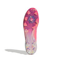 adidas F50 Sparkfusion Elite Gras / Kunstgras Voetbalschoenen (MG) Dames Roze Wit