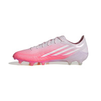 adidas F50 Sparkfusion Elite Gras / Kunstgras Voetbalschoenen (MG) Dames Roze Wit