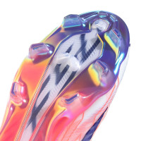 adidas F50 Hyperfast Elite Gras Voetbalschoenen (FG) Wit Paars Roze