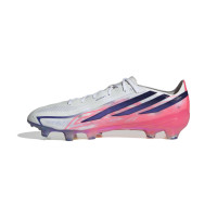adidas F50 Hyperfast Elite Gras Voetbalschoenen (FG) Wit Paars Roze