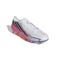 adidas F50 Hyperfast Elite Gras Voetbalschoenen (FG) Wit Paars Roze