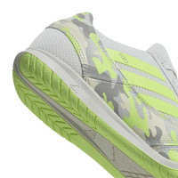 adidas Top Sala Competition II Chaussures de Foot en Salle (IN) Enfants Gris Clair Vert Clair Lime