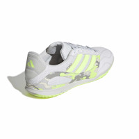 adidas Super Sala III Zaalvoetbalschoenen (IN) Lichtgrijs Lichtgroen Lime