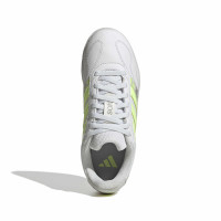 adidas Super Sala III Chaussures de Foot en Salle (IN) Enfants Gris Clair Vert Clair Lime