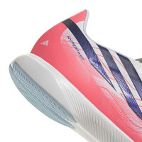 adidas F50 Hyperfast League Chaussures de Foot en Salle (IN) Enfants Blanc Mauve Rose