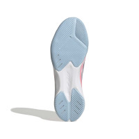 adidas F50 Hyperfast League Chaussures de Foot en Salle (IN) Enfants Blanc Mauve Rose